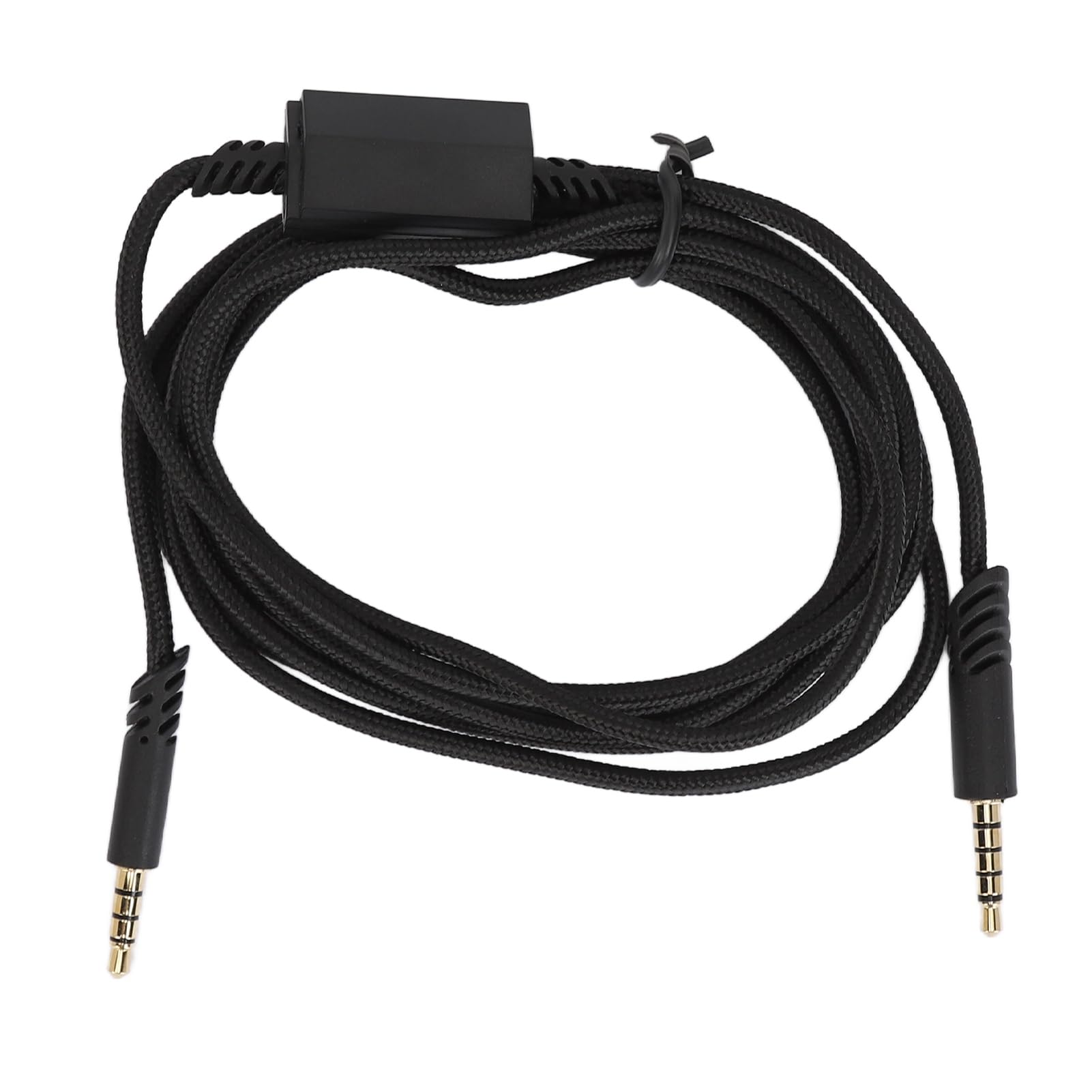 CCYLEZ Replacement Headphone Cable with Silent Switch - Compatible with A40 TR, MP3 Players & Guitars (Black) | Durable Audio Cable for Gaming Headsets, Music Listening & Studio Recording