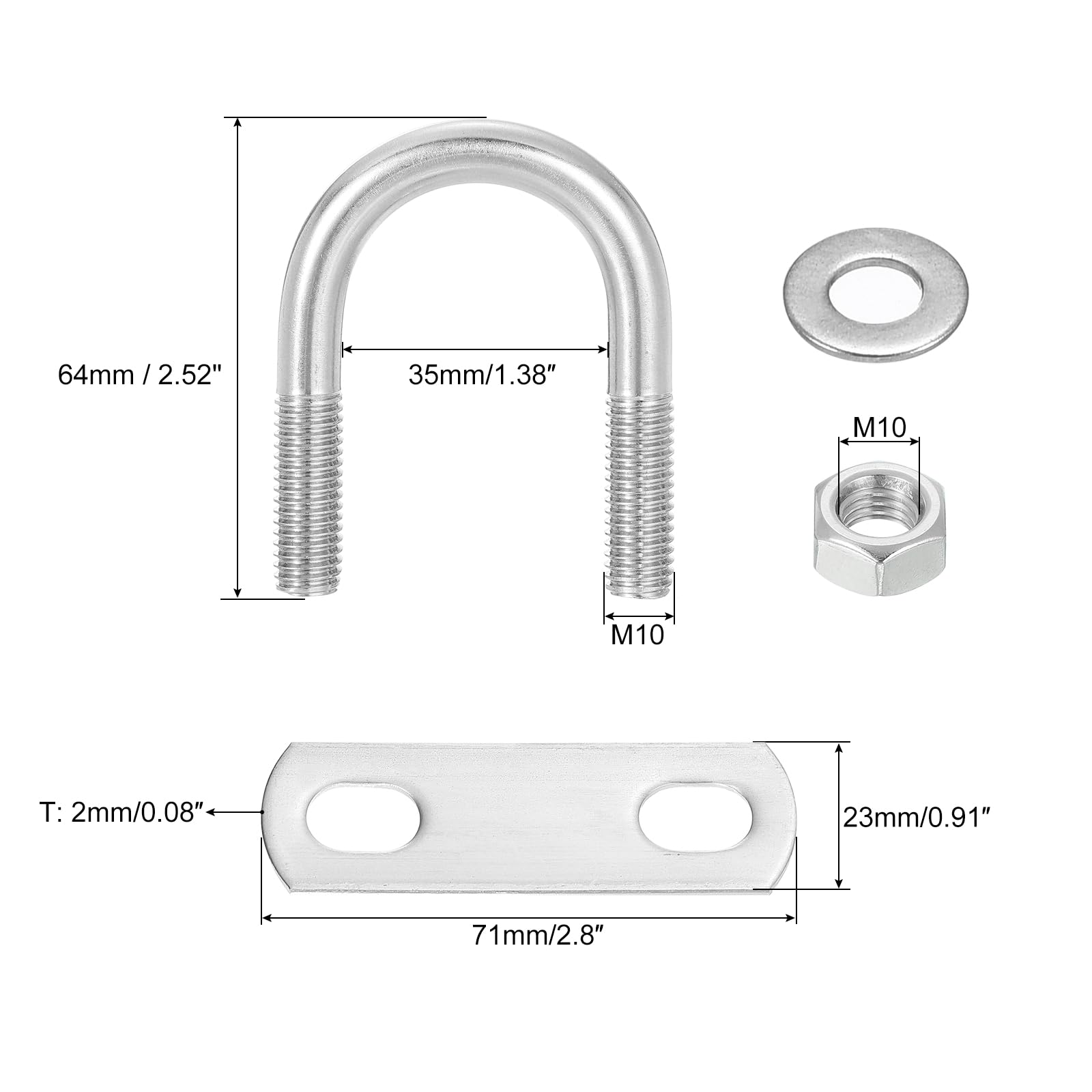 uxcell 8 Sets 35mm (1.38