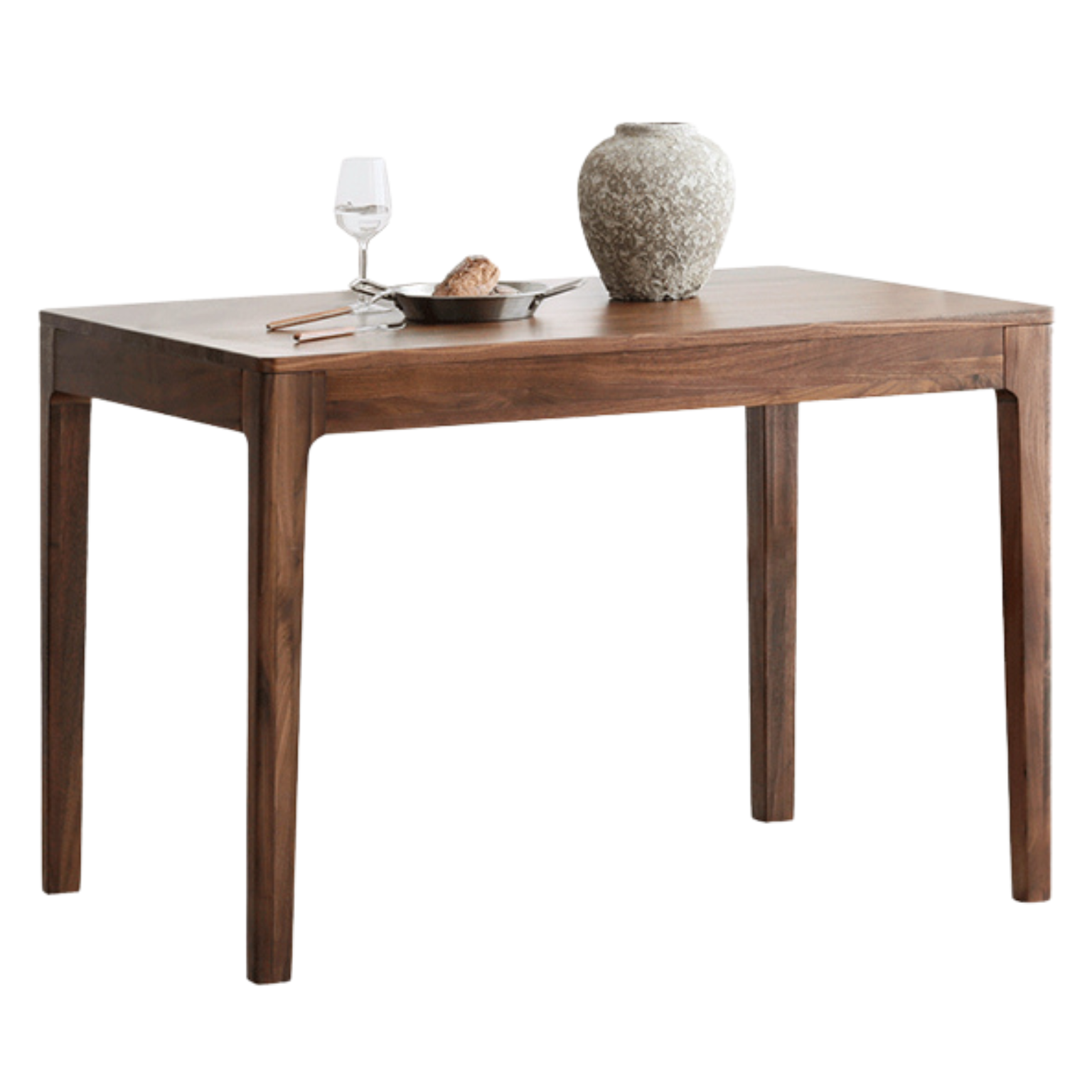 55.1x31.5x29.5 inch / 140x80x75 сm / Rich Dark Walnut color / Dining table