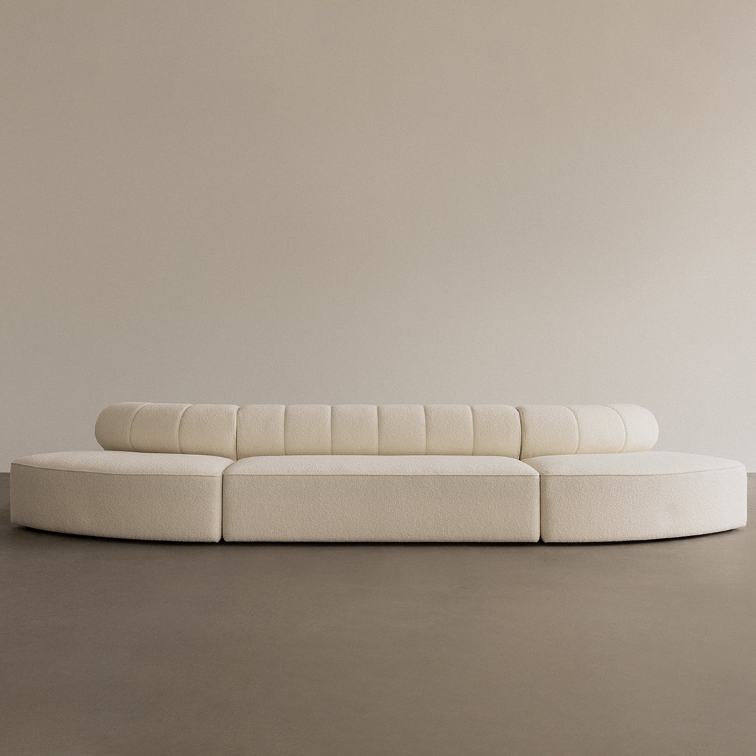 Modular Corner Sofa Set - Eave Seamline Design for Living Room, Lounge & Office - Customizable Sectional Couch with Corner Components