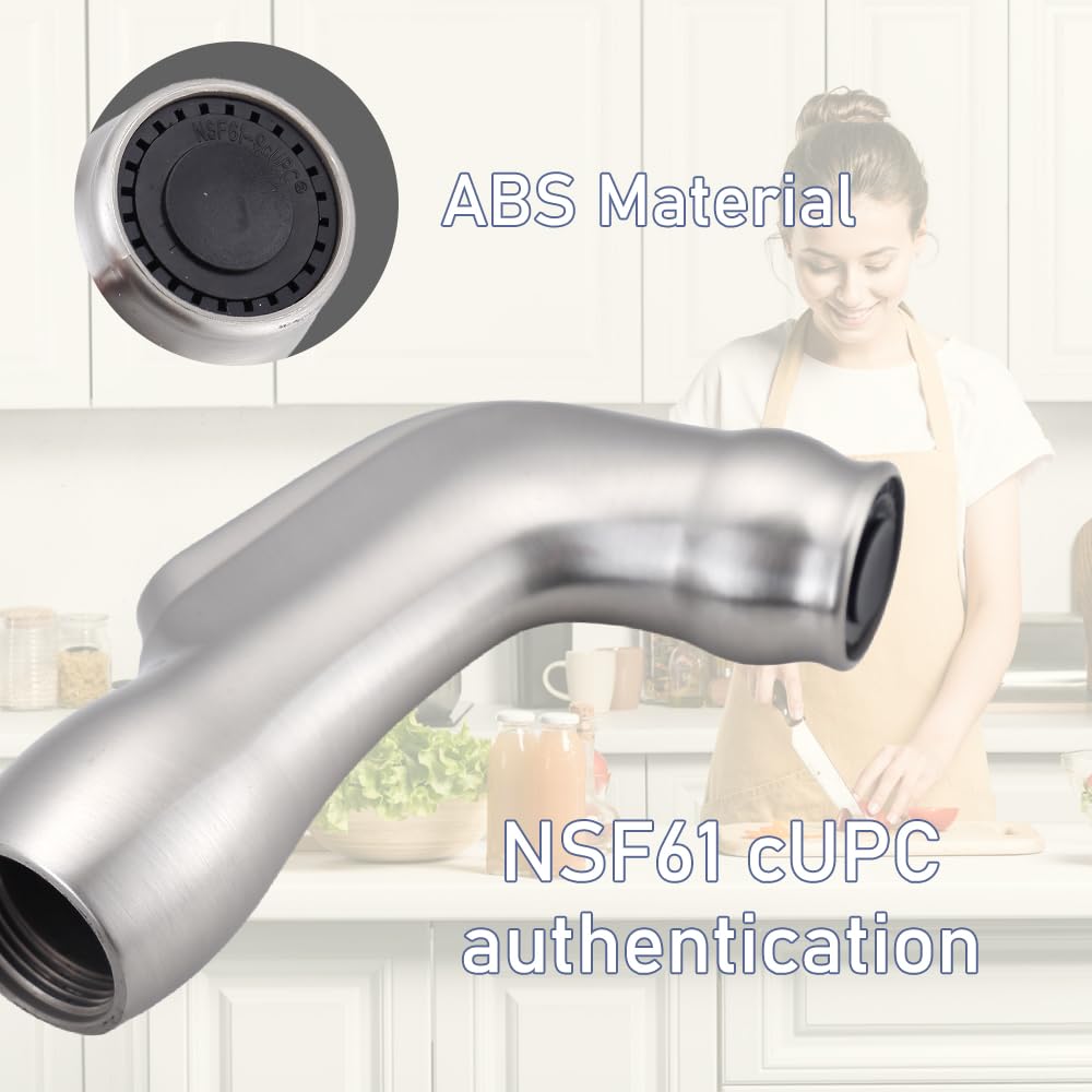 Moen Universal Kitchen Sink Side Sprayer Replacement with Hose and Holder - Brushed Finish, Ideal for Dishwashing and Sink Cleaning