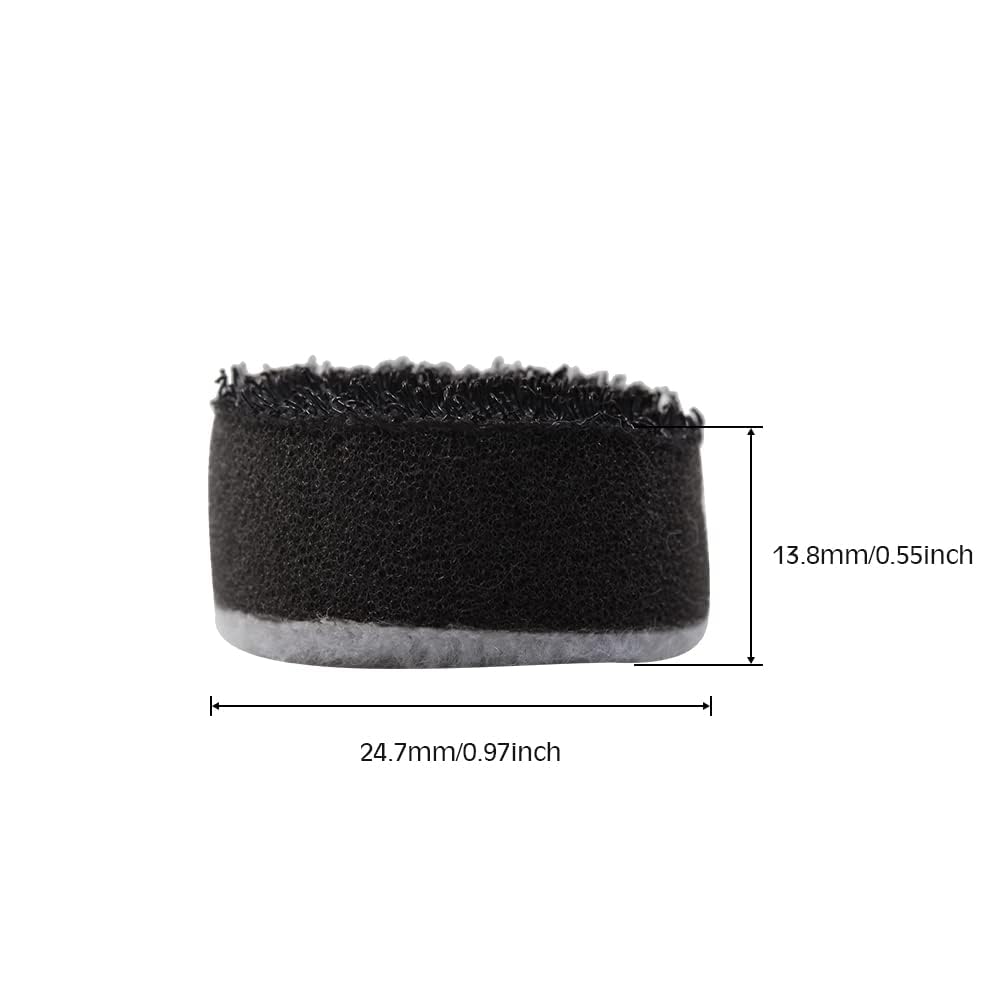 SPEEDWOX 1 Inch Hook and Loop Soft Sponge Cushion Buffer Pads - 5 Pack Soft Foam Sanding Pads for Woodworking, Polishing & Car Detailing - Ideal for DIY Projects & Professional Use