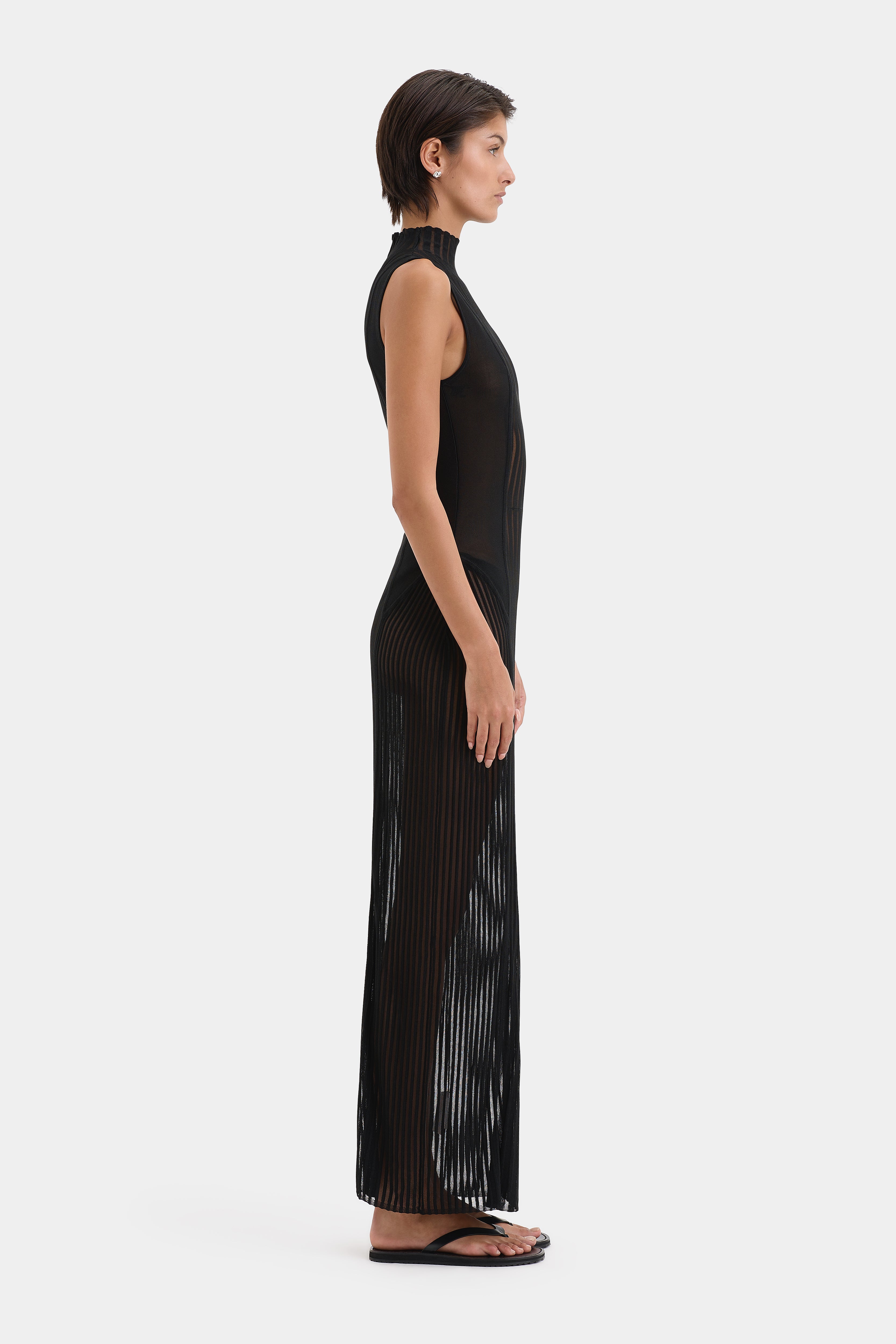 Azario Women's Elegant Column Dress - Slim Fit Midi Dress for Office, Party & Evening Wear | Perfect for Work, Cocktail Events & Special Occasions