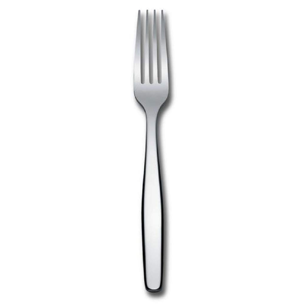 Alessi Itsumo Stainless Steel Table Forks Set - 4-Piece Modern Flatware for Dining, Kitchen & Restaurant Use