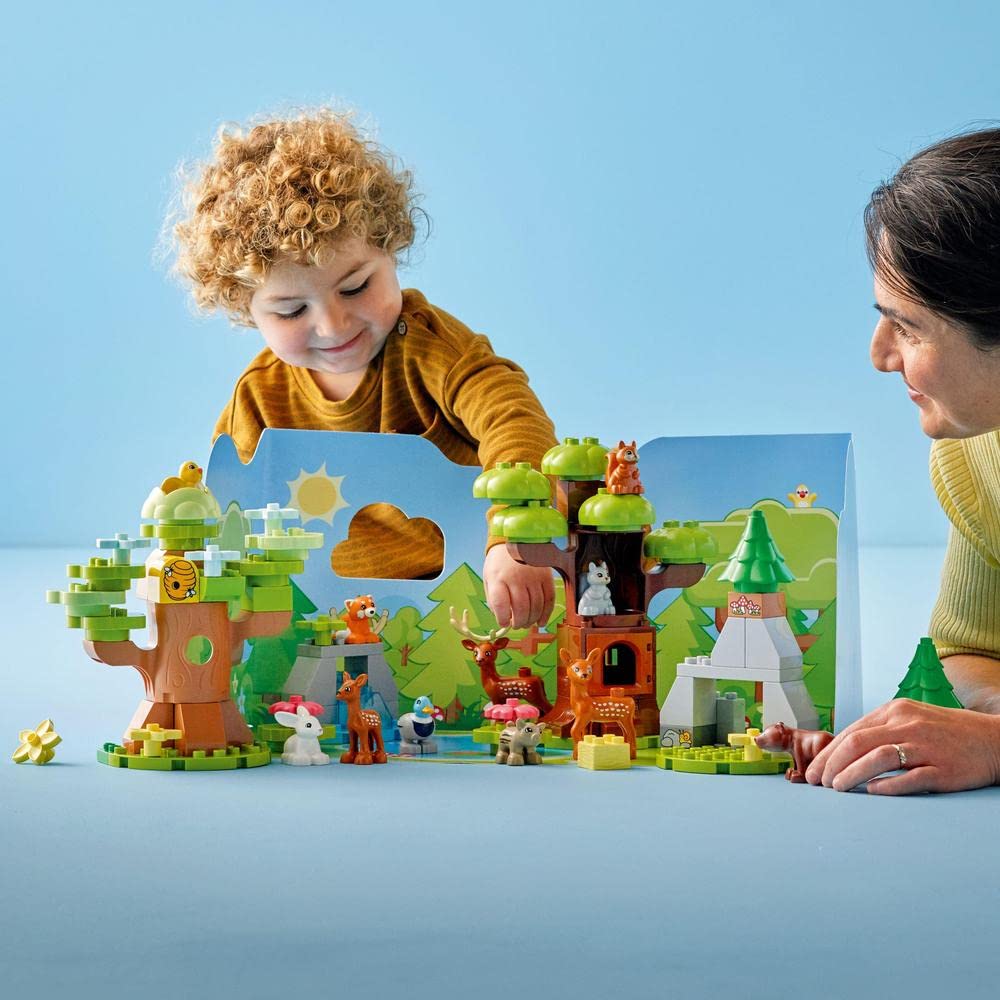 LEGO Duplo Wild Animals of Europe - Educational Building Blocks for Toddlers - Perfect for Preschool Learning & Creative Play