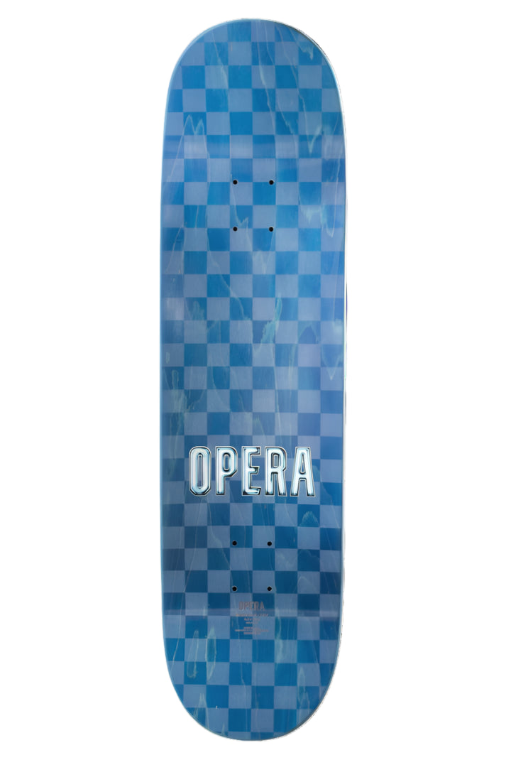 Opera Mask Logo EX7 Skateboard Deck - Professional 7-Ply Maple Wood Skateboard for Street & Park Skating - Perfect for Tricks, Commuting & Urban Riding