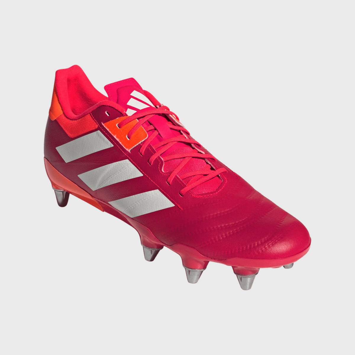Adidas Kakari RS SG Rugby Cleats - Men's Rugby Boots for Firm Ground, Lightweight & Durable, Lucid Red - Perfect for Rugby Matches & Training Sessions