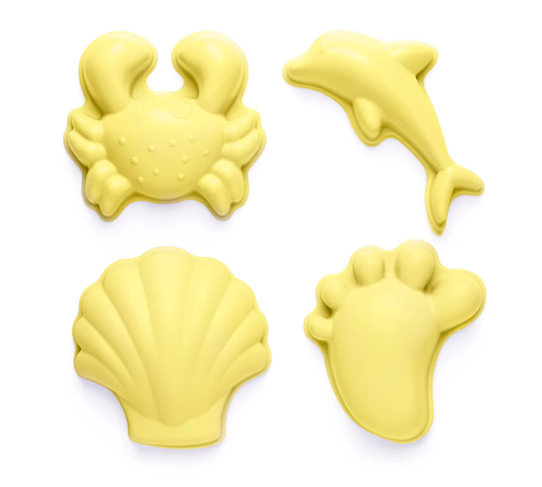 Scrunch Sand Footprint Mould Set - Beach Footprint Maker for Kids & Adults - Perfect for Beach Parties, Wedding Sand Ceremonies & Family Vacations