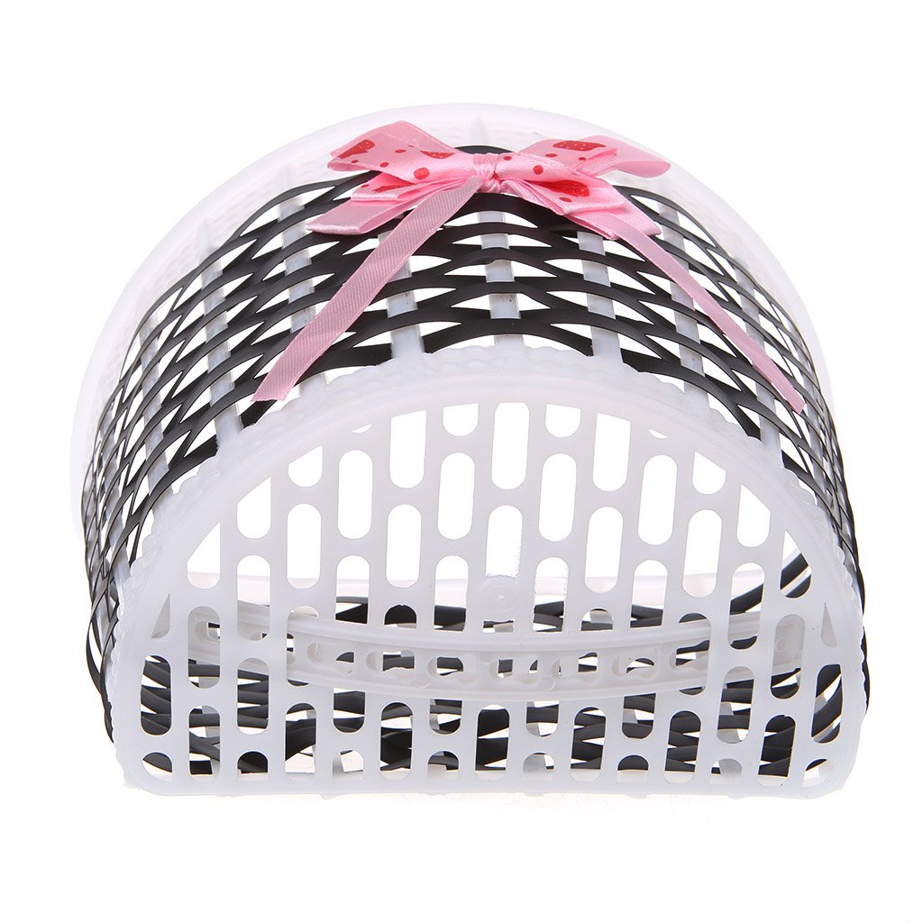 Kids Bike Front Basket - Lightweight Plastic Handlebar Storage Carrier for Bicycles, Tricycles & Scooters - Perfect for School, Park Rides & Grocery Shopping