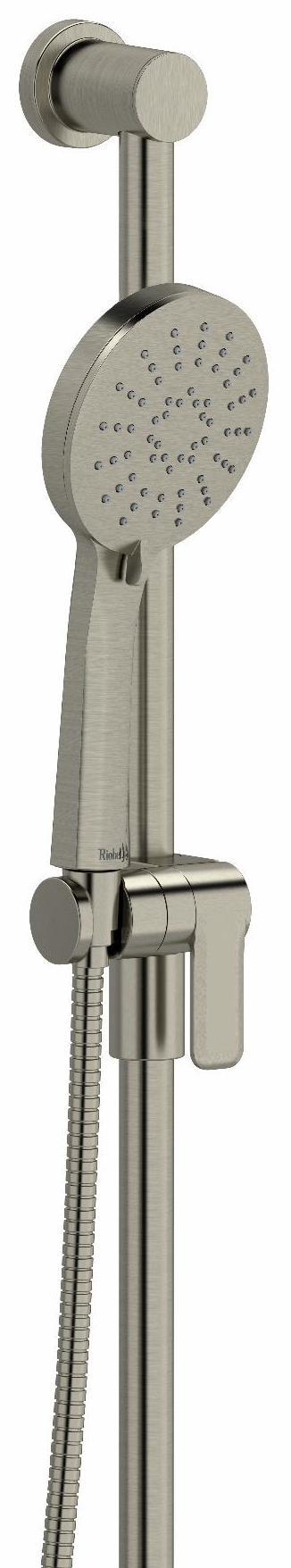 3-Function Handheld Shower Head with 31-Inch Adjustable Slide Bar - Brushed Nickel Finish (5055BN) by RIOBEL - Perfect for Bathroom Renovation & Spa-Like Shower Experience