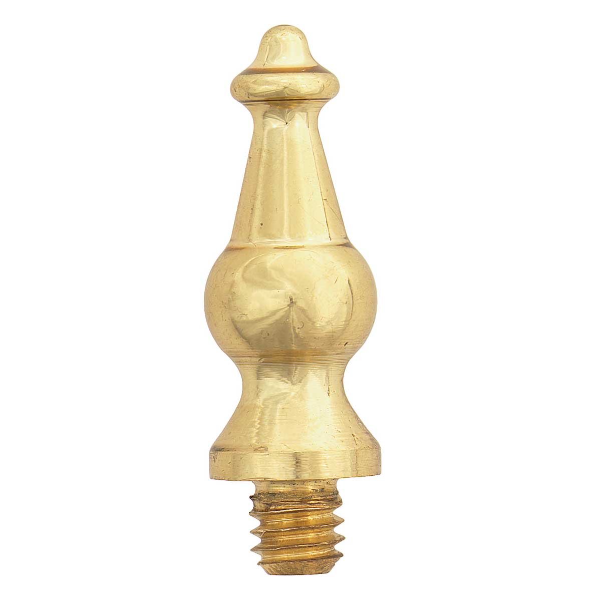 Solid Brass Cabinet Door Hinge Finials - 1.5 Inch Pair with Temple Tip for Kitchen Cabinets | Durable Hardware for Home Renovation & Furniture Upgrade