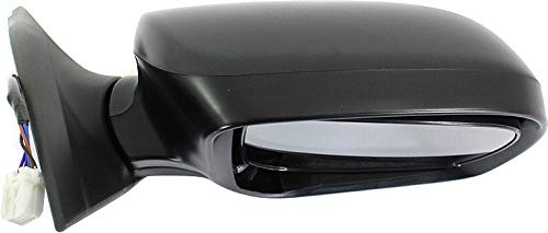 Heated Power Side Mirrors for Subaru Forester 2009-2010 - Driver & Passenger Side, Paintable Replacement - Defrost & Anti-Fog for Winter Driving & Rainy Conditions