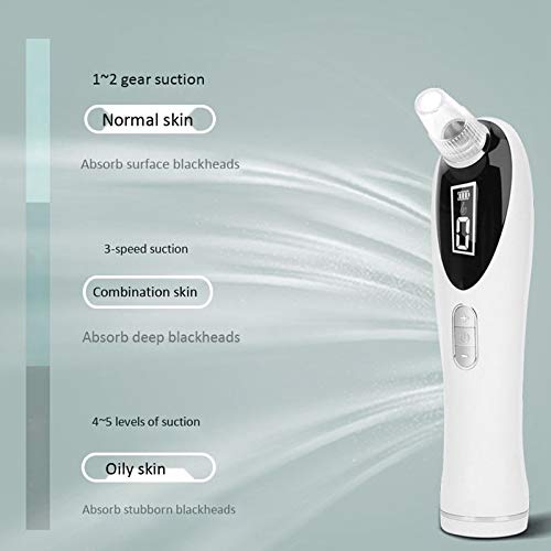 Qutsvosh Blackhead Remover Vacuum - Deep Pore Cleanser for Acne & Pimple Removal - Facial Spa Skin Care Beauty Tool (Green) - Perfect for At-Home Skincare Routine & Spa Treatments