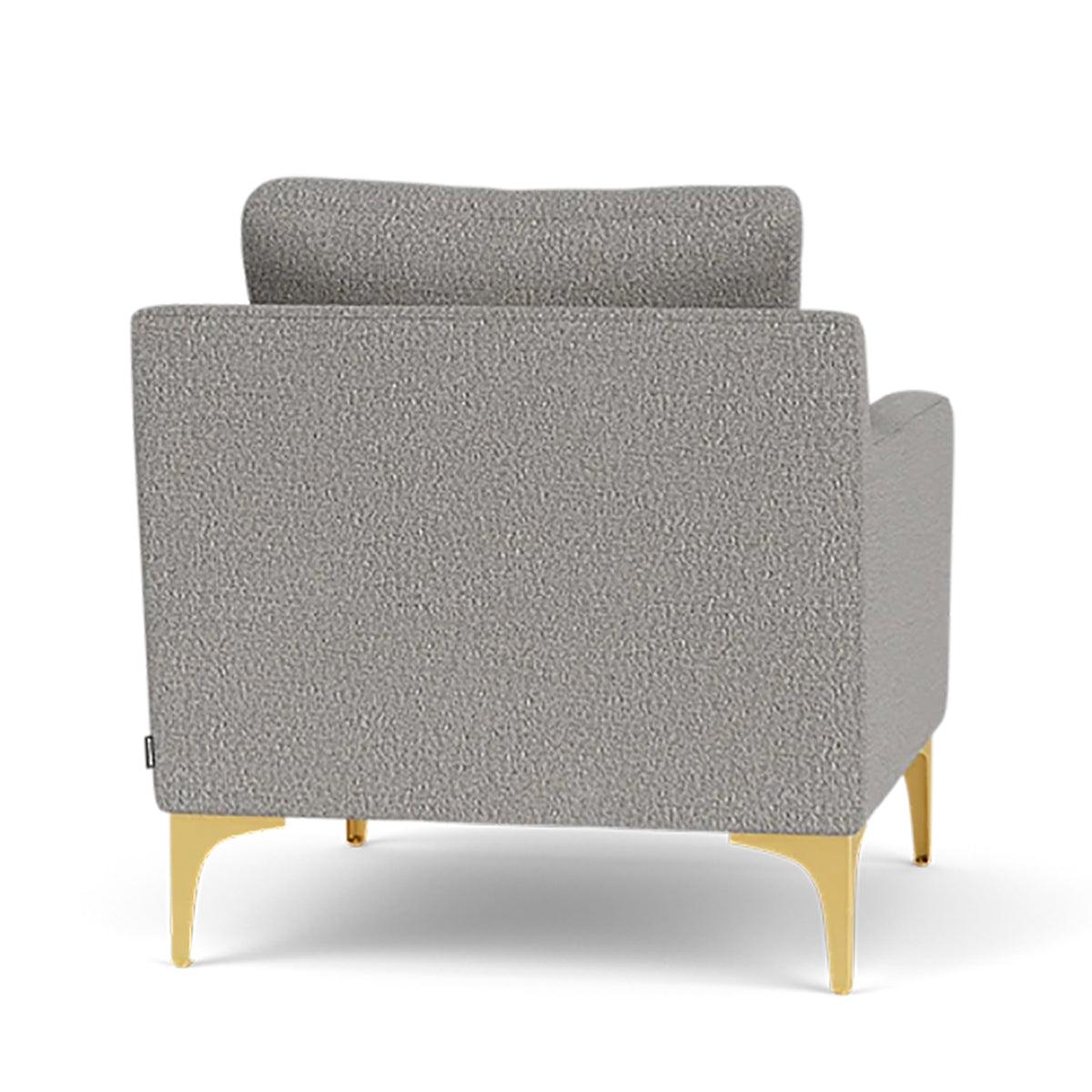 Astha Boucle Armchair - Modern Velvet Accent Chair for Living Room, Bedroom & Office - Soft Upholstered Lounge Chair with Solid Wood Legs - Stylish Home Decor for Cozy Reading Nook & Relaxation