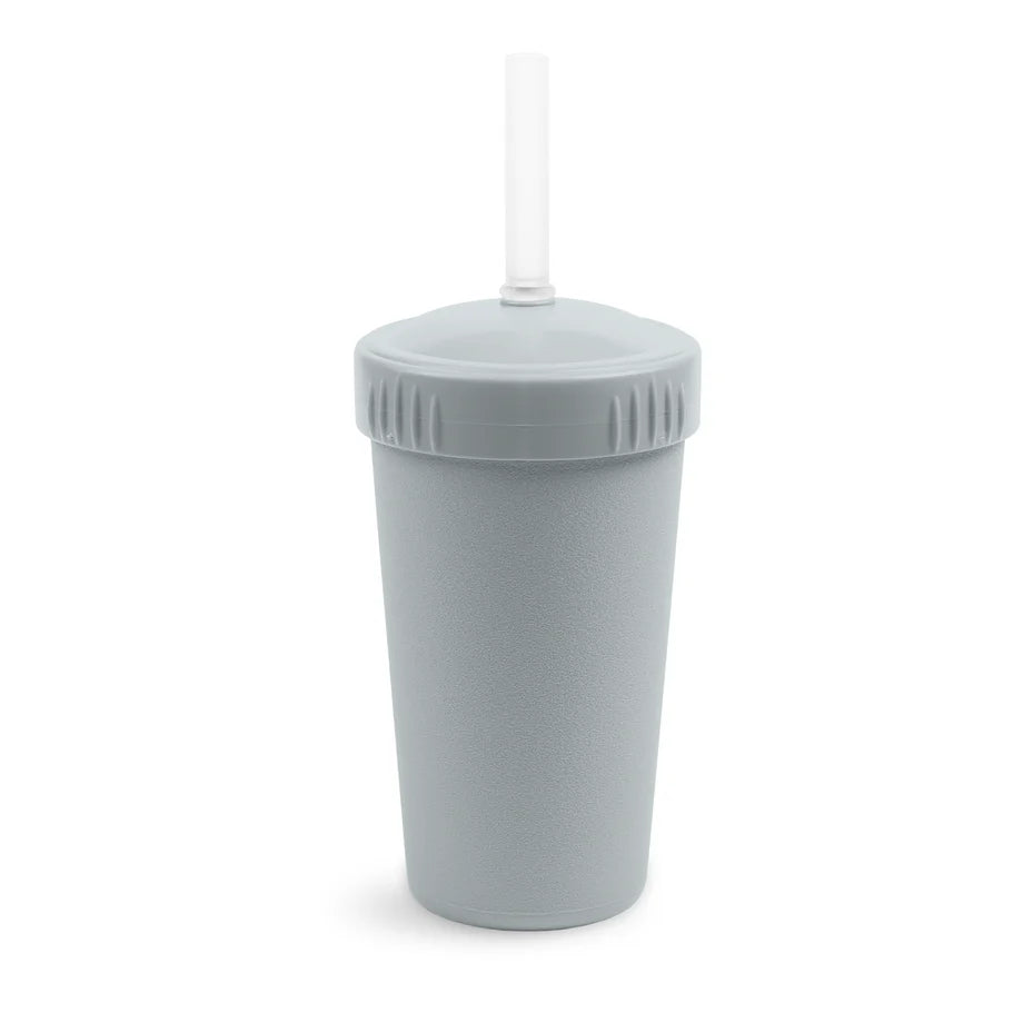 RePlay Straw Cup with No Pull Out Silicone Straw - Leak Proof Sippy Cup for Toddlers - BPA Free Kids Drinking Cup for Home, Travel & Daycare