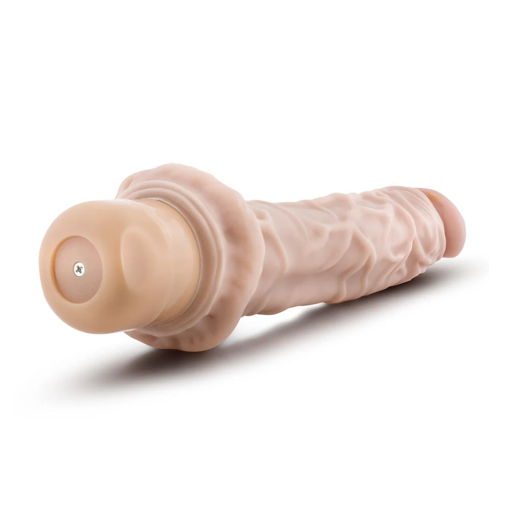 Realistic 9.75 Inch Vibrating Dildo - Dr. Skin Cock Vibe with 8 Powerful Modes | Perfect for Couples Play & Solo Pleasure
