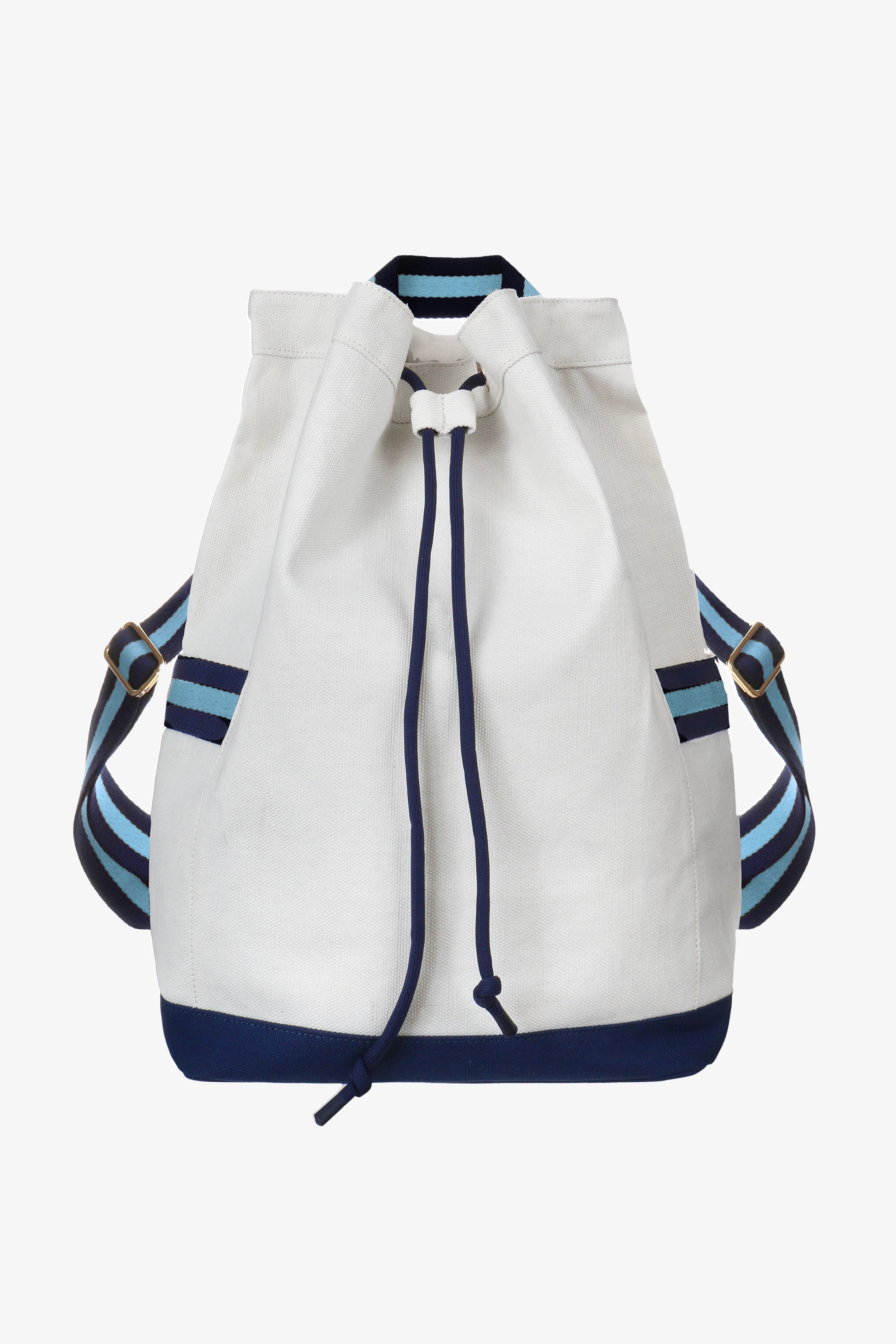 Durable Navy Canvas Backpack for School, Travel & Work - Lightweight & Water-Resistant College Laptop Bag for Men & Women