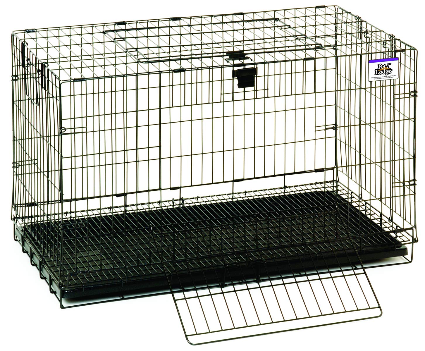 Pet Lodge® Rabbit Cage - Portable Wire Pop-Up Small Animal Cage with Easy to Clean Pull-Out Floor | Indoor & Outdoor Use for Rabbits, Guinea Pigs, Hamsters | Perfect for Home, Garden, Travel & Vet Visits