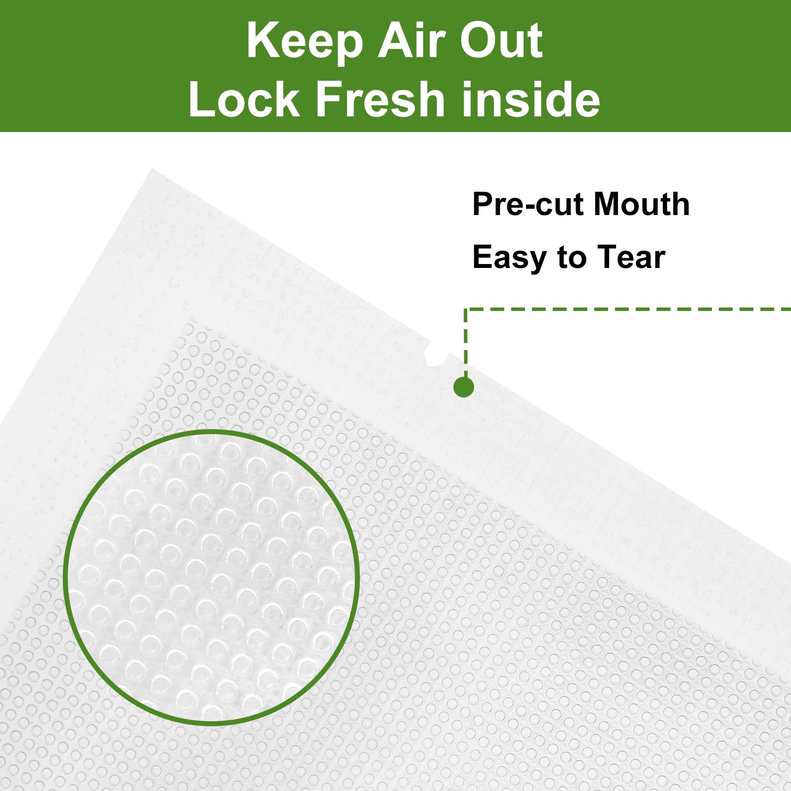 Moretoes 150pcs Vacuum Sealer Bags - BPA Free Gallon (11