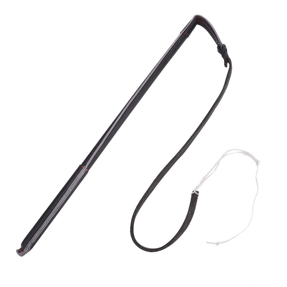 Premium Cowhide Dog Training Whip - Durable Agitation Teaser Wand for Outdoor Play, Pulling, Chasing & Chewing | Perfect for Dog Obedience Training, Agility Exercises & Interactive Playtime