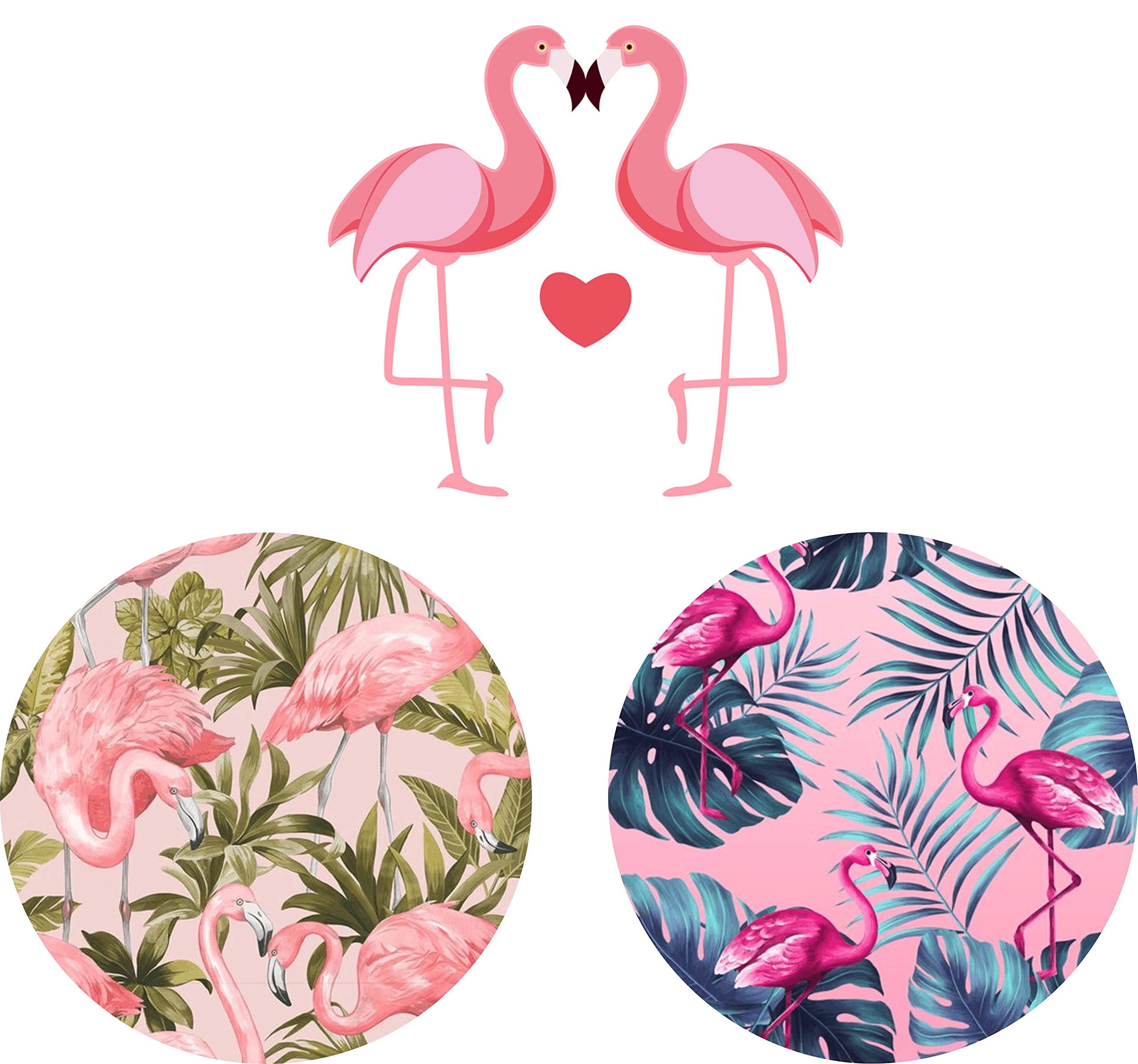 (3 Pack) Pink Flamingo Phone Holder - Expandable Grip Stand for Smartphones & Tablets - Perfect for Home, Office & Travel