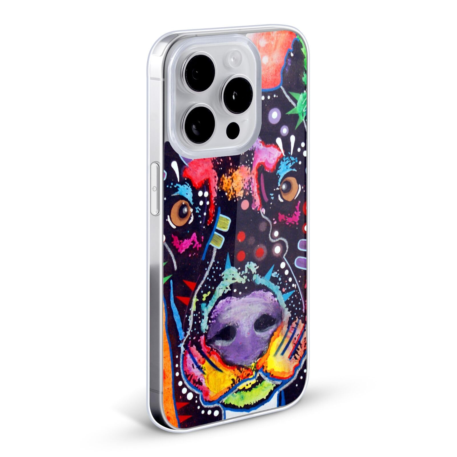 Officially Licensed Dean Russo Doberman Dogs Soft Gel Phone Case for Apple iPhone 11 Pro Max - Durable Protective Cover with Stylish Art Design - Perfect for Everyday Use, Work & Travel