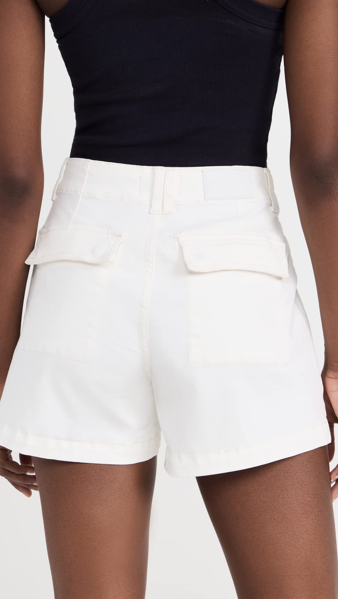 Women's Denim Shorts - Marissa High Waisted Stretch Pistola Jeans for Casual Wear & Summer Outfits