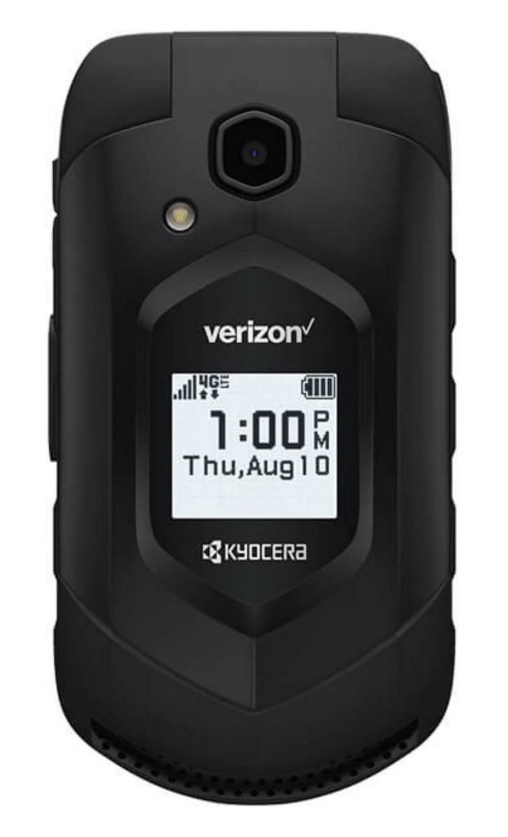 Kyocera DuraXV LTE E4610 Verizon Rugged Flip Phone - IP68 Waterproof, Shockproof, MIL-STD-810G Certified (Renewed) - Ideal for Construction, Outdoor Adventures & Emergency Use