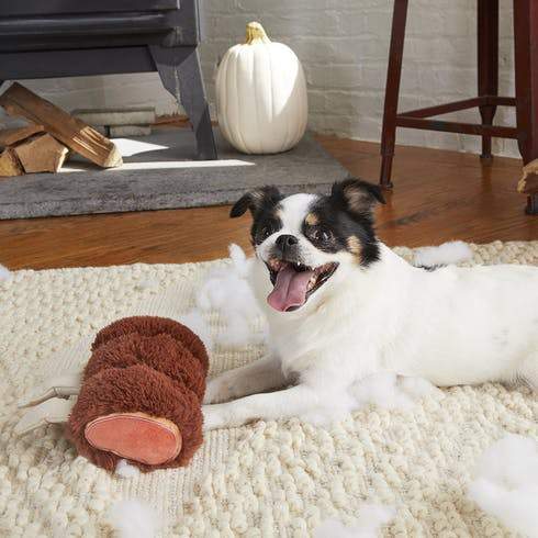 $18 ONLY: BarkShop Wreck of Lamb Dog Plush Toy - Soft & Durable Chew Toy for Aggressive Chewers, Perfect for Playtime & Training (Large Breed Dogs)