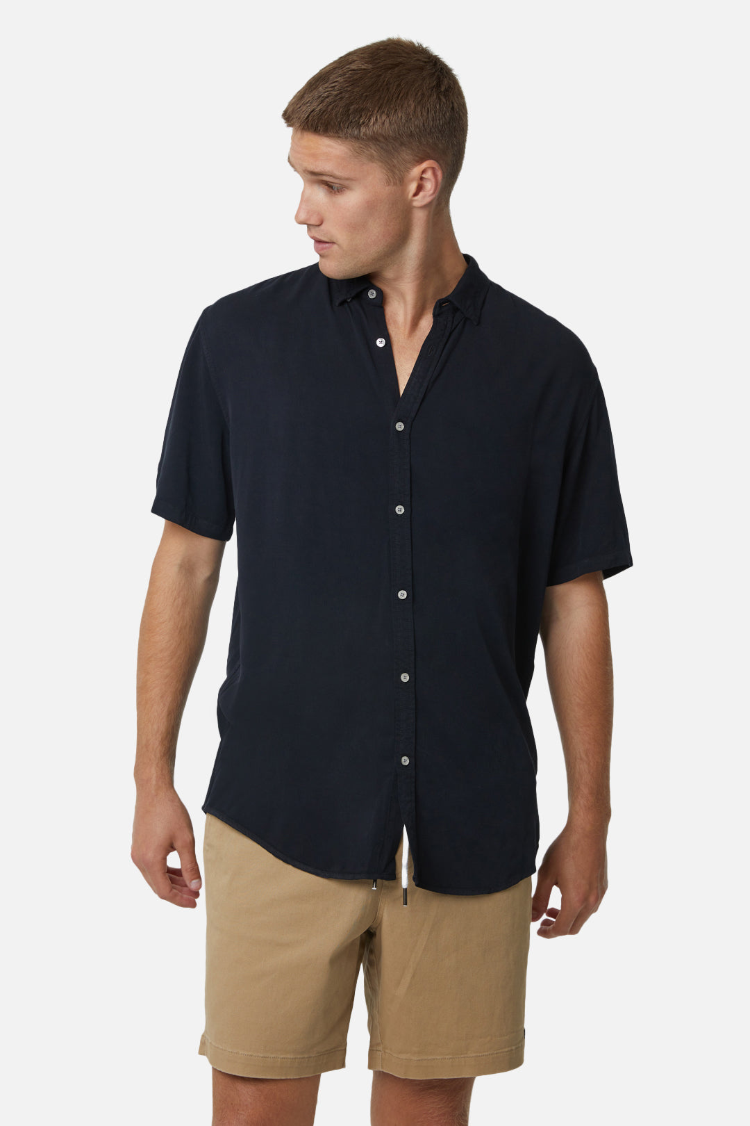 Monello Short Sleeve Shirt - OD Black | Men's Casual & Outdoor Wear | Perfect for Hiking, Camping & Everyday Style