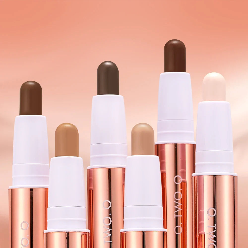 Double Contour Bronzer Stick - Creamy Matte Bronzing Makeup for Contouring & Highlighting | Perfect for Everyday Glow & Special Occasion Makeup