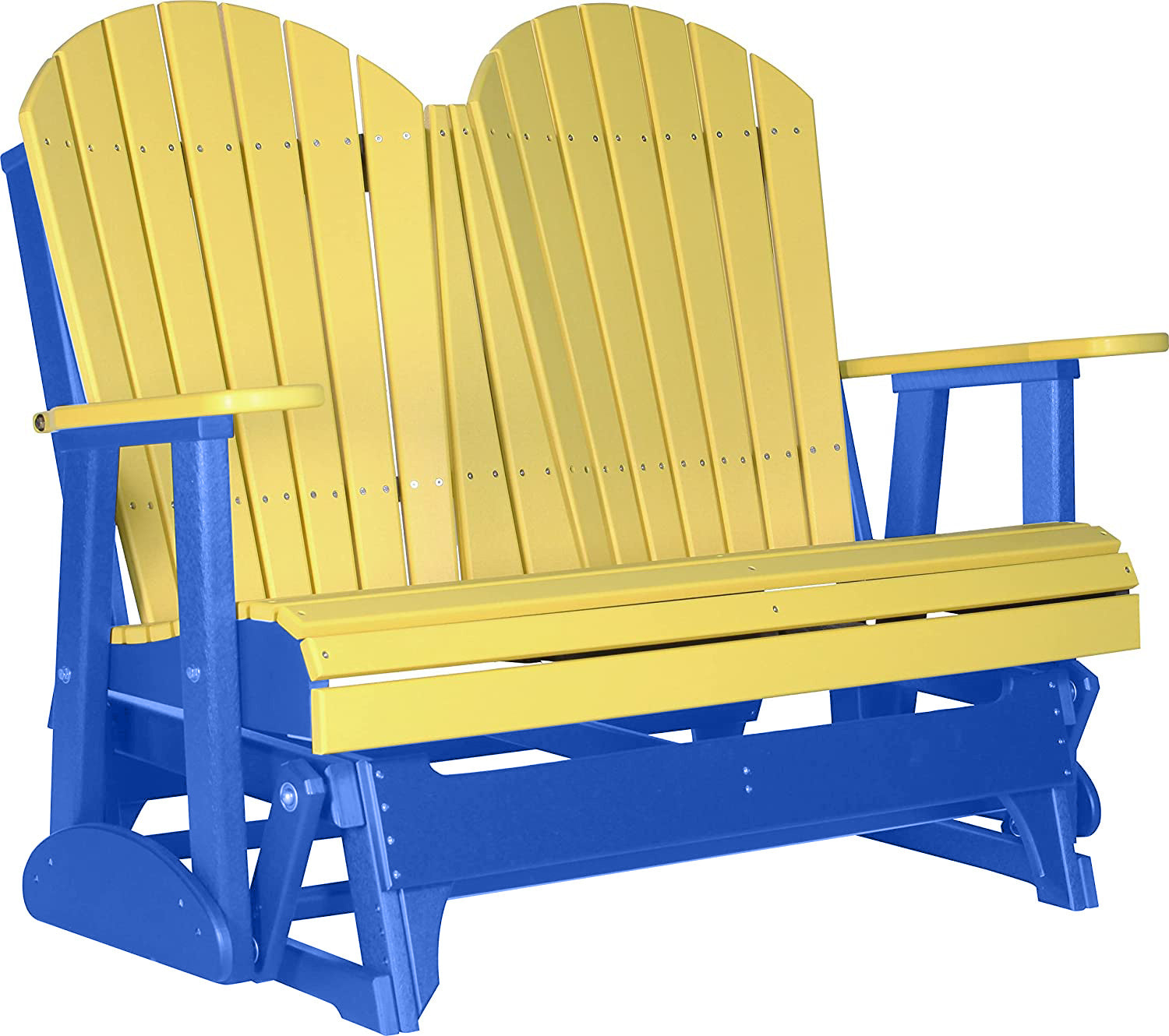 Yellow on Blue