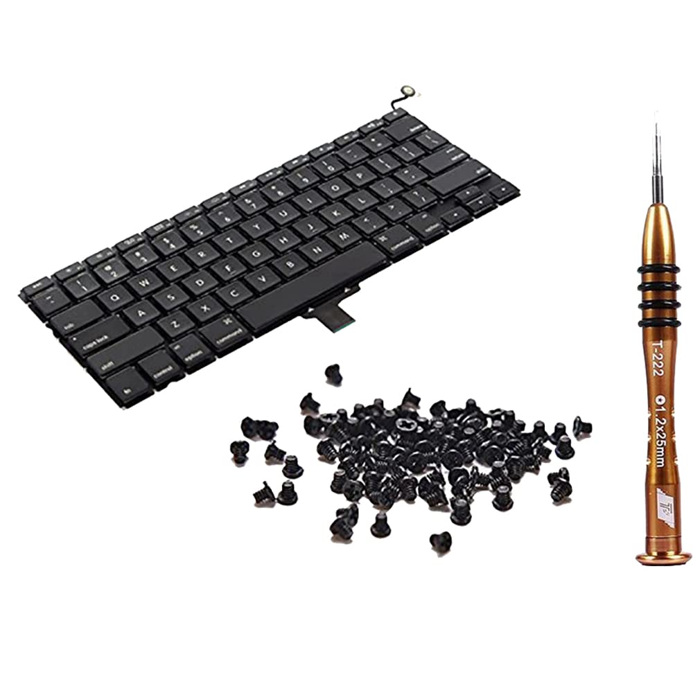 Willhom Replacement Keyboard with Screwdriver Kit for MacBook Pro 13