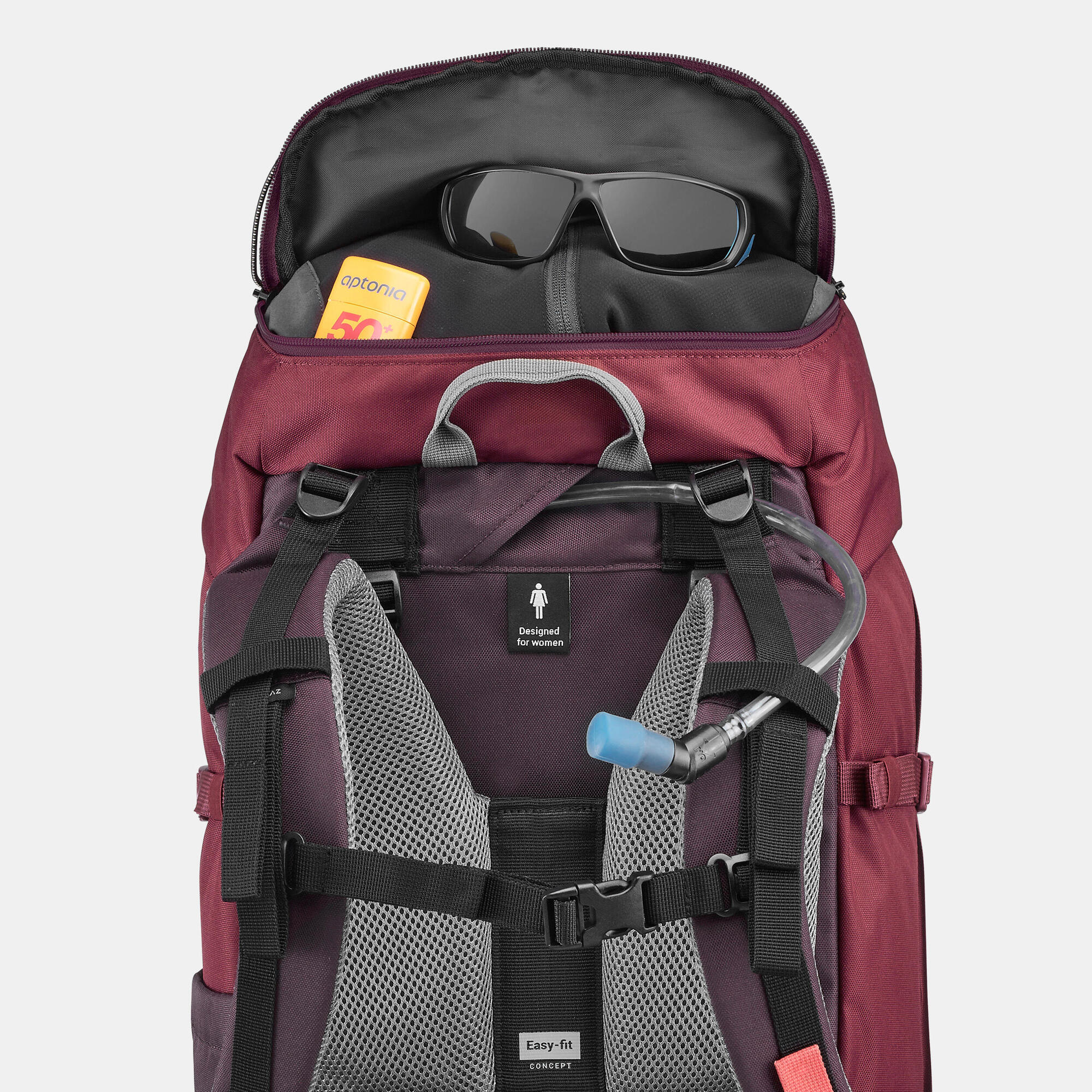 Simond Women's MT100 Easyfit 50L Backpacking Pack - Lightweight Hiking Backpack for Women with Adjustable Straps - Perfect for Camping, Trekking & Outdoor Adventures