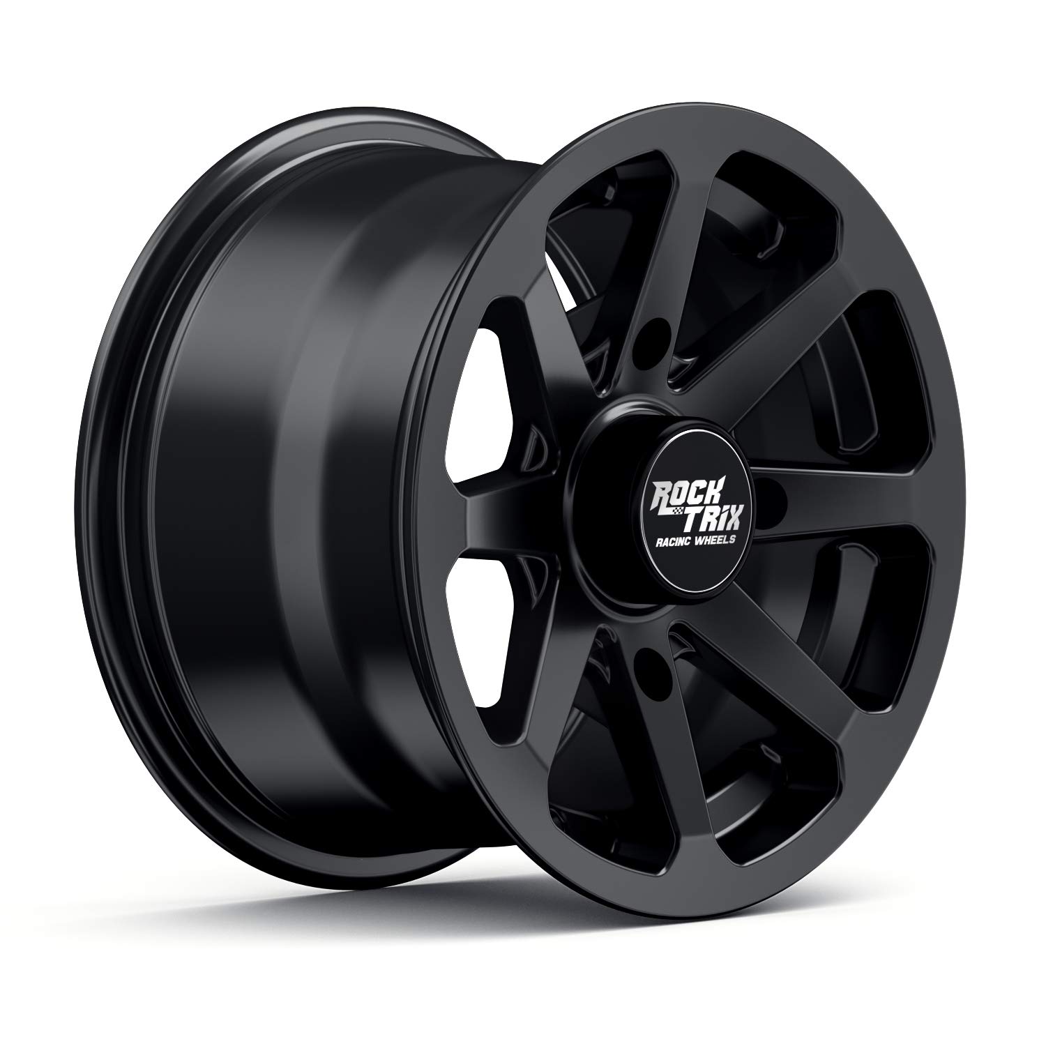 RockTrix Wheel Center Cap - Compatible with RT101 to RT118 Series - Black Hub Cover (1-Pack) - Perfect for Off-Road Vehicles, Trucks & SUVs