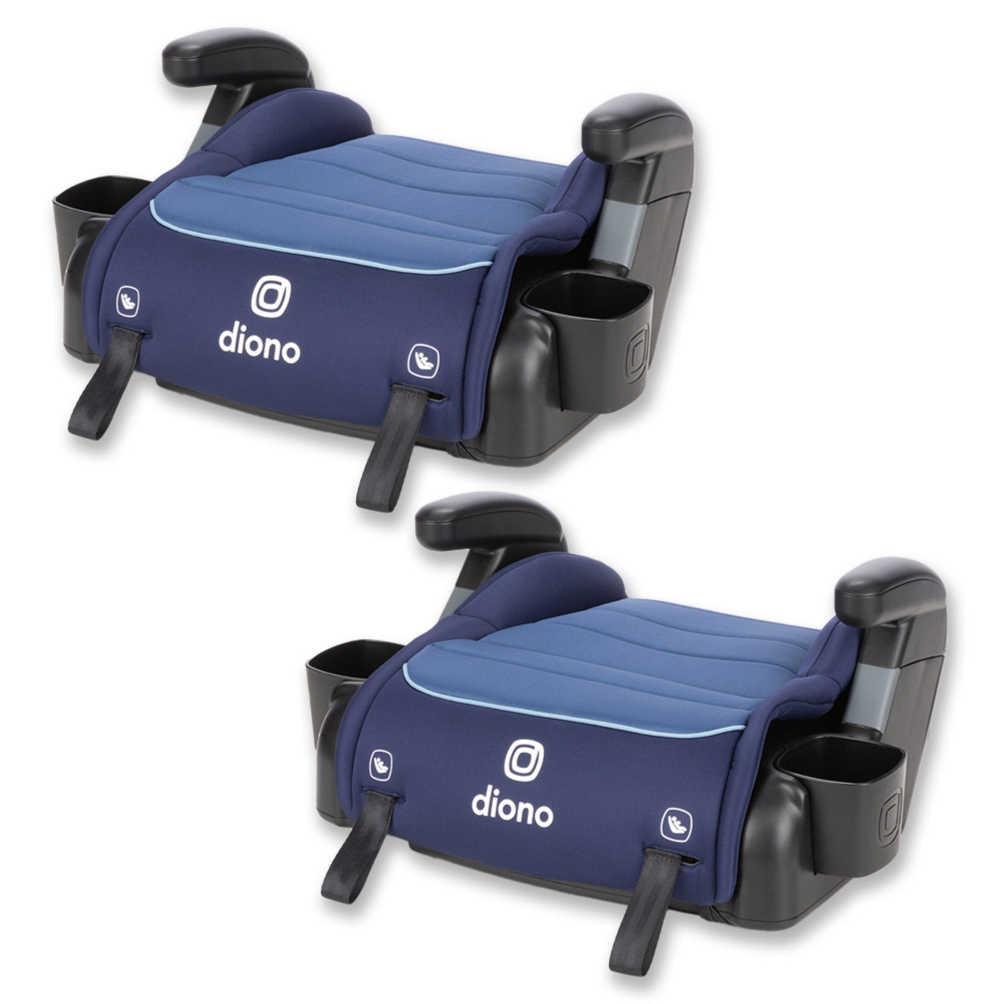 Diono Connect3 RXT Backless Booster Car Seat for Kids - Pack of 2 | Lightweight & Comfortable | Ideal for Travel, School, and Everyday Use