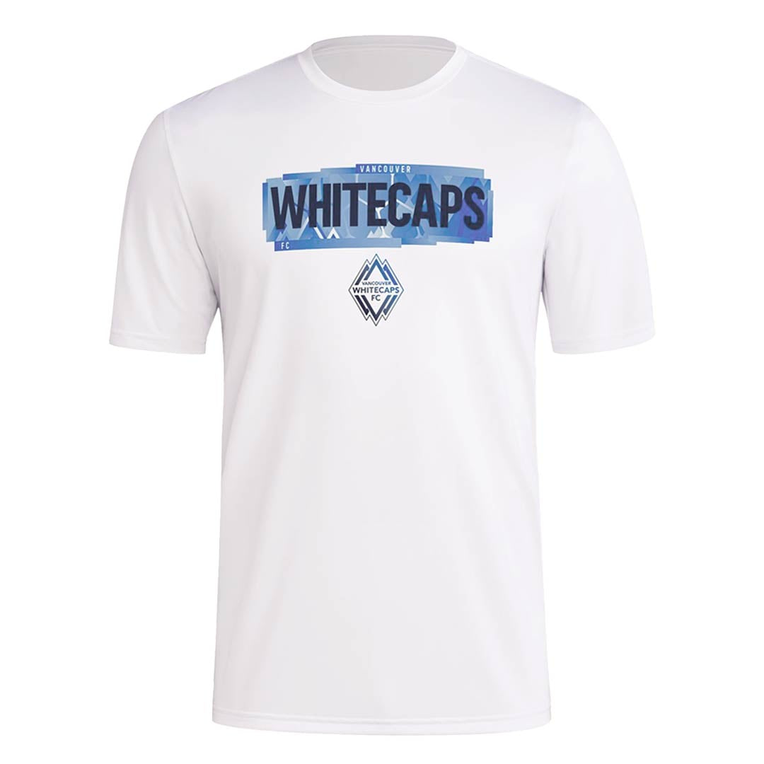 Adidas Kids' Vancouver Whitecaps FC Pregame Short Sleeve T-Shirt (IR8496) - Junior Soccer Jersey for Boys & Girls - Perfect for Game Day, Training & Fan Support
