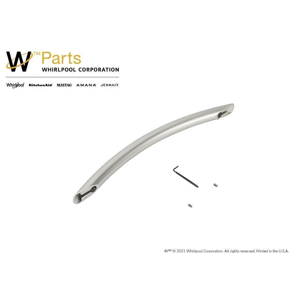 Amana W10195738A Dishwasher Door Handle Replacement Part - Compatible with Select Amana Dishwasher Models - Durable & Easy to Install for Kitchen Appliance Repair