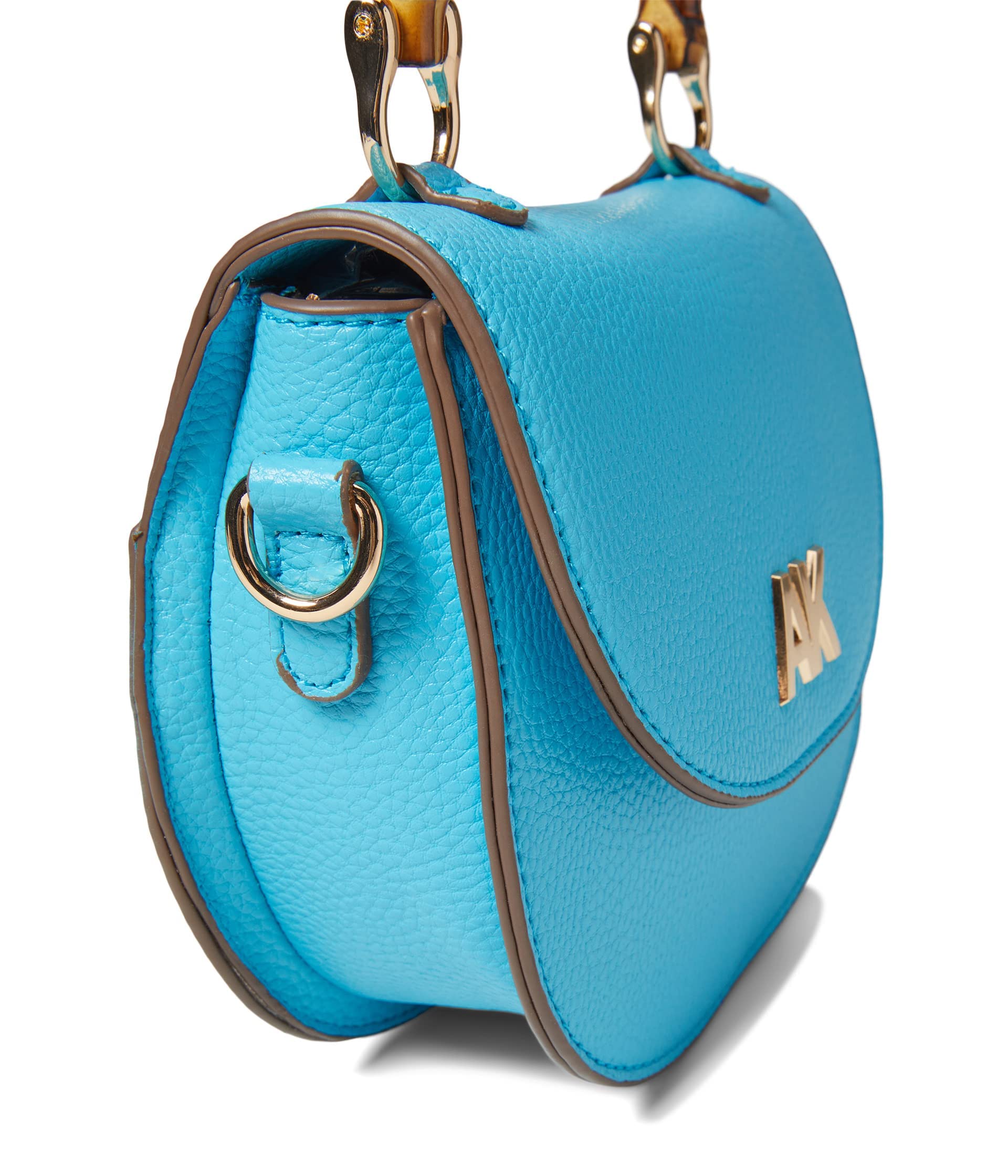 Anne Klein Mini Bamboo Top Handle Crossbody Bag - Stylish Women's Shoulder Purse for Everyday Use, Work & Travel