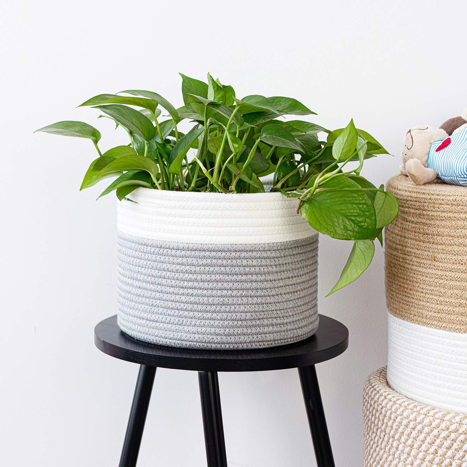 INDRESSME Small Storage Basket - 9.4