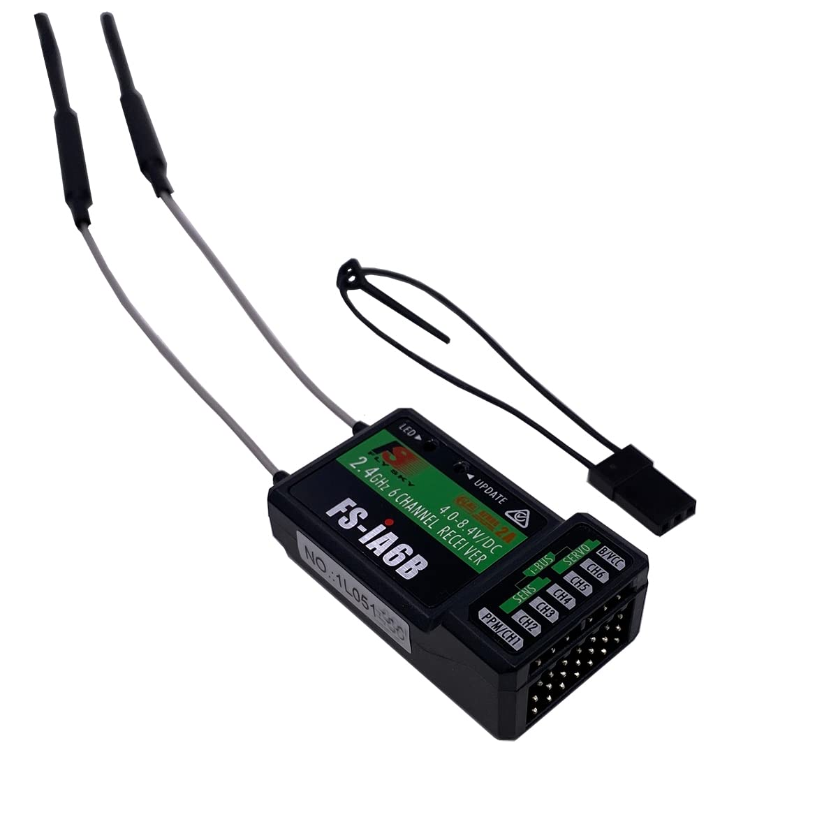 Flysky FS-i6X 6CH RC Transmitter and Receiver with FS-iA6B 2.4GHz Radio Controller for RC Quadcopter, FPV Racing Drone - Perfect for Aerial Photography, Drone Racing, and Remote Control Hobbyists
