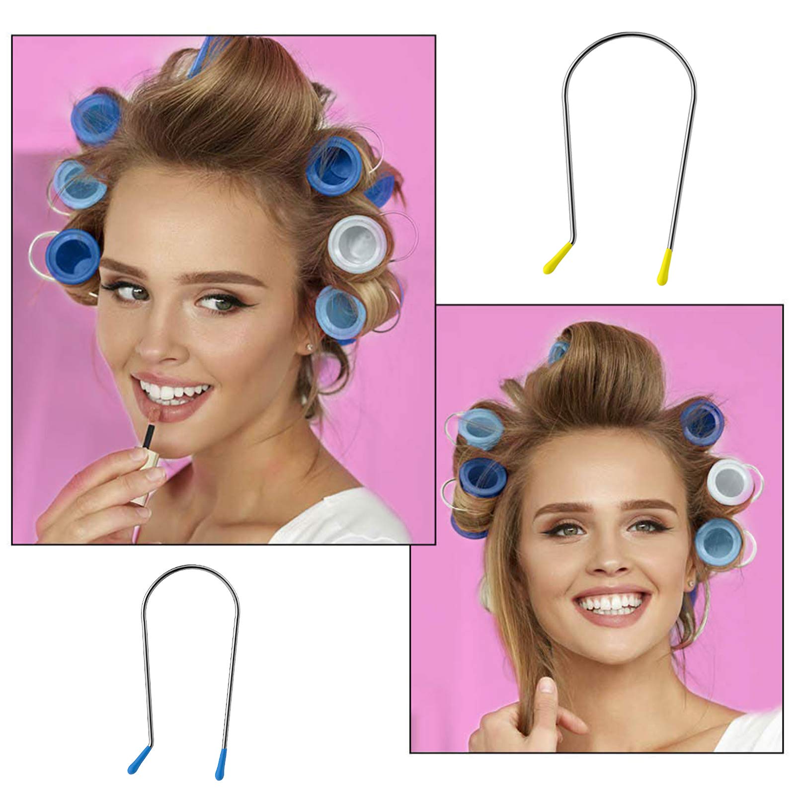 1¾ Inch Curler Clips Replacement Rollers - Securing Pins for Hair Rollers & Curlers | Perfect for Home Salon & Professional Hair Styling