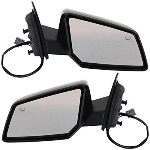 Heated Power Folding Side Mirrors with Turn Signal - Compatible with 2008-2012 GMC Acadia & Saturn Outlook (Pair) - Perfect for Winter Driving and Enhanced Safety