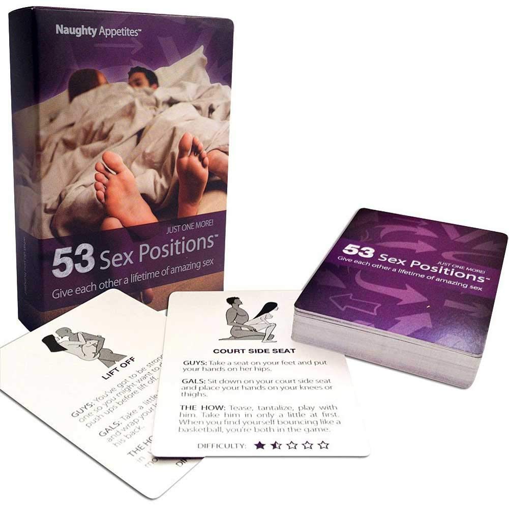 53 Sex Positions Card Game - Fun & Intimate Couples Game for Date Night, Romantic Gifts for Adults - Perfect for Anniversaries, Valentine's Day & Spicing Up Relationships