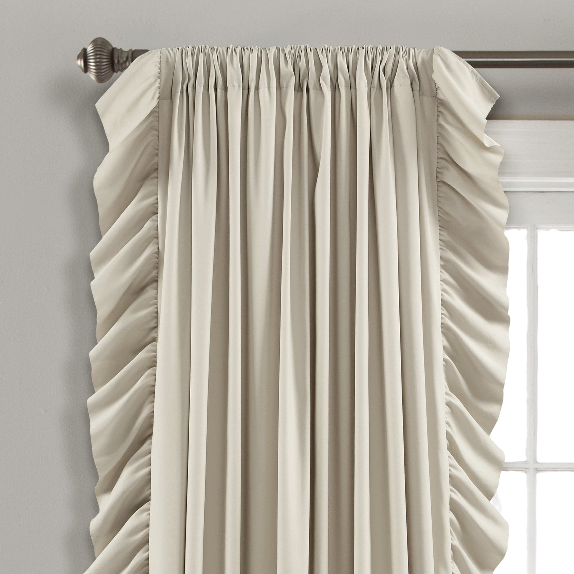 Reyna Window Curtain Panel Set - Blackout Thermal Insulated Drapes for Living Room & Bedroom - Noise Reducing & Energy Saving Home Decor