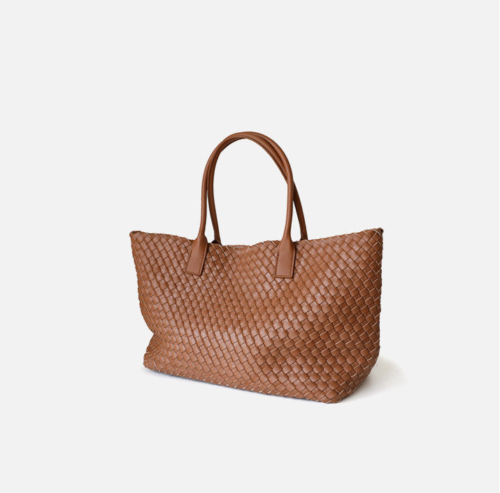 Stylish Large Capacity Handwoven Cotton Tote Bag for Women - Perfect for Shopping, Beach, Travel & Everyday Use