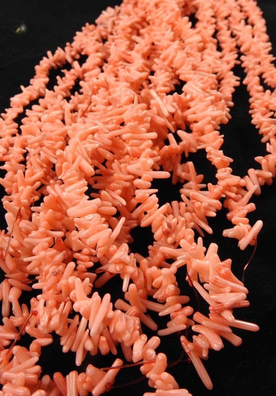 Coral Sticklet Bead Strand - Bulk Wholesale for Jewelry Making, DIY Crafts & Fashion Accessories | Perfect for Necklaces, Bracelets & Home Decor Projects