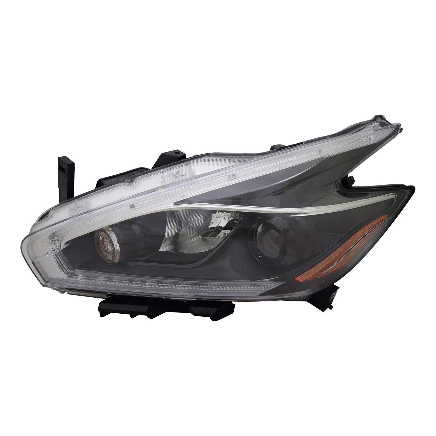 TYC Left Headlight Assembly Compatible with 2018 Nissan Murano - Replacement Headlamp for Improved Night Visibility - Perfect for City Driving & Off-Road Adventures