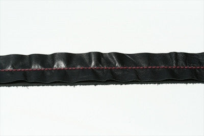 Premium Center Stitch Belt with Red Stitch - Classic Leather Belt for Men - Perfect for Casual, Business & Formal Wear