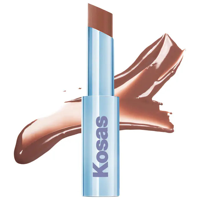 Kosas Hydrating Lip Gloss with Ceramides - Wet Stick™ for Moisturized, Shiny Lips | Perfect for Daily Wear, Makeup Looks & On-the-Go Hydration